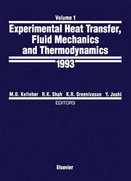 Produktbild: Experimental Heat Transfer, Fluid Mechanics and Thermodynamics 1993