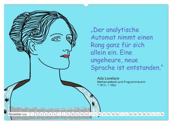 Produktbild: Zitate f&uuml;r Motivation und Perspektivenwechsel (hochwertiger Premium Wandkalender 2026 DIN A2 quer), Kunstdruck in Hochglanz