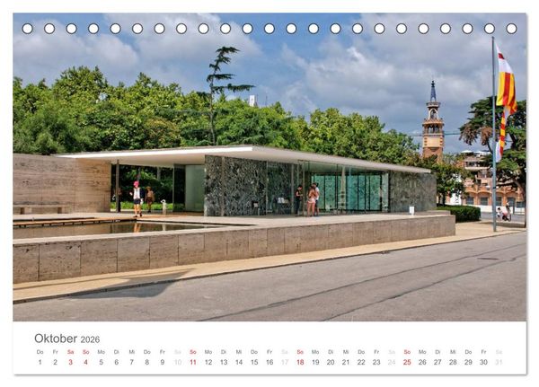 Produktbild: Barcelona im Auge der Kamera (Tischkalender 2026 DIN A5 quer), CALVENDO Monatskalender