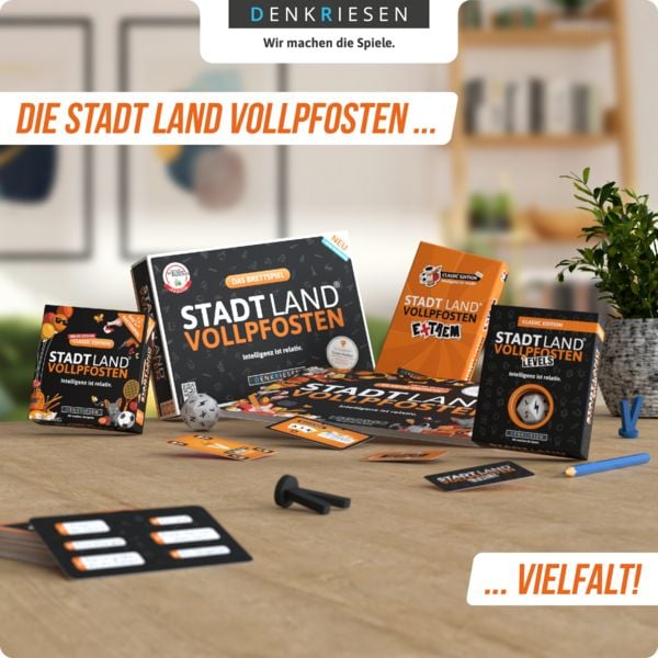 Produktbild: DENKRIESEN - STADT LAND VOLLPFOSTEN&reg; - Levels - URLAUBS EDITION &ndash; "Meer im Kopf."