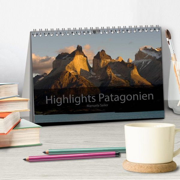 Produktbild: Patagonien 2026 Highlights von Manuela Seiler (Tischkalender 2026 DIN A5 quer), CALVENDO Monatskalender