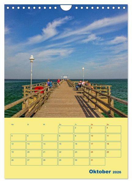 Produktbild: Sehnsuchtsort Fischland-Dar&szlig;-Zingst (Wandkalender 2026 DIN A4 hoch), CALVENDO Monatskalender