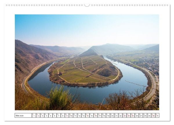 Produktbild: Die Mosel erwacht aus Ihrem Winterschlaf (hochwertiger Premium Wandkalender 2026 DIN A2 quer), Kunstdruck in Hochglanz