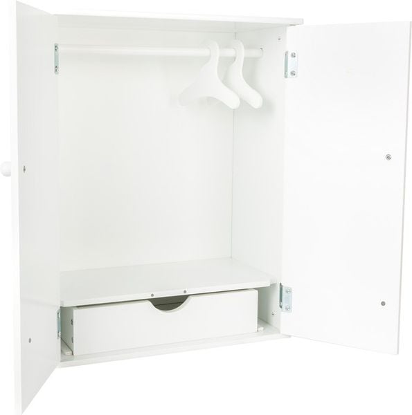 Produktbild: Small foot 11213 - Puppenschrank, weiß, Holz, Höhe: 50cm