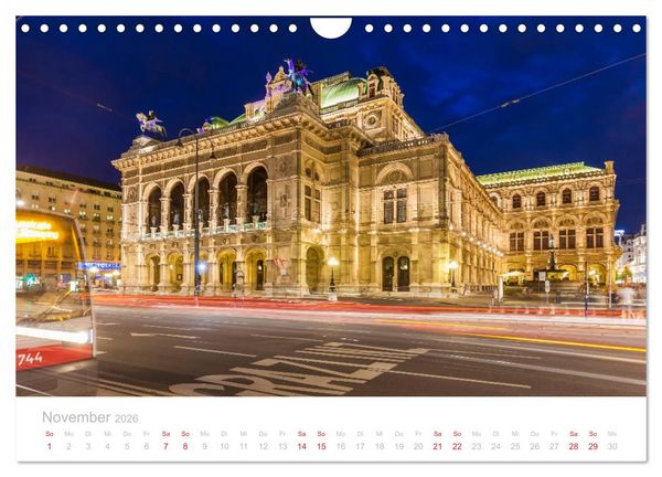 Produktbild: W I E N E R Impressionen (Wandkalender 2026 DIN A4 quer), CALVENDO Monatskalender