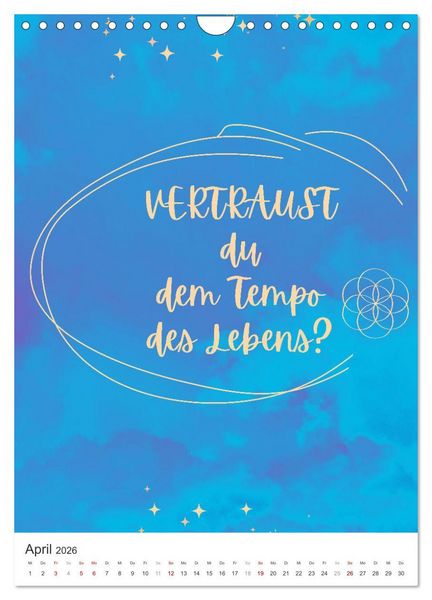 Produktbild: Freudvoll durchs Jahr! (Wandkalender 2026 DIN A4 hoch), CALVENDO Monatskalender