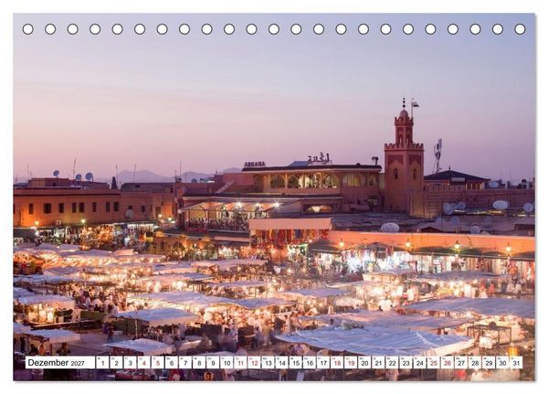 Produktbild: Marrakesch - Momente einer Reise (Tischkalender 2027 DIN A5 quer), CALVENDO Monatskalender