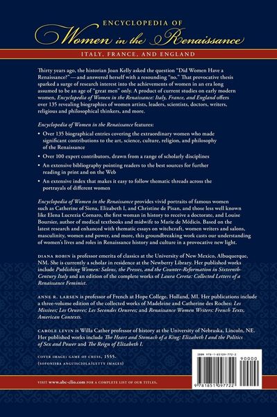 Produktbild: Encyclopedia of Women in the Renaissance