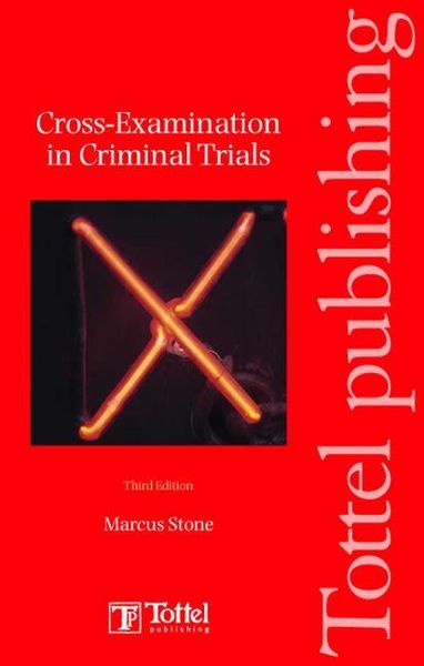 Produktbild: Cross-Examination in Criminal Trials