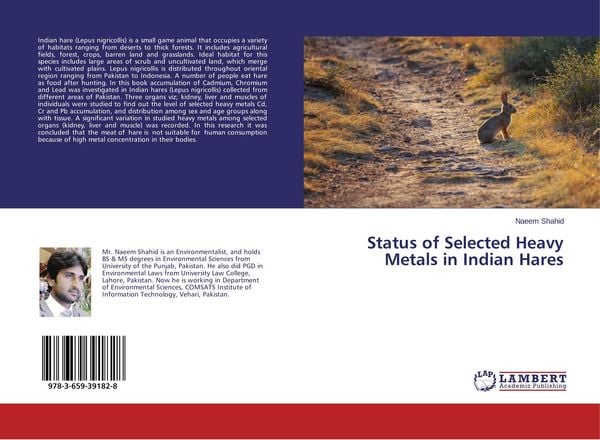Produktbild: Status of Selected Heavy Metals in Indian Hares