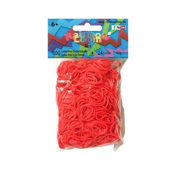 Rainbow Loom Gummibänder Rot