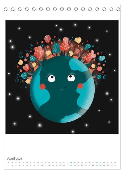 Produktbild: SAVE OUR PLANET - Zur&uuml;ck zur Natur (Tischkalender 2026 DIN A5 hoch), CALVENDO Monatskalender