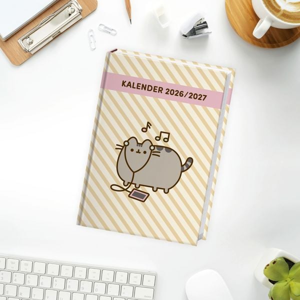 Produktbild: Pusheen 17-Monats-Kalenderbuch A5 2027 - 17 Monate. Von August 2026 bis Dezember 2027