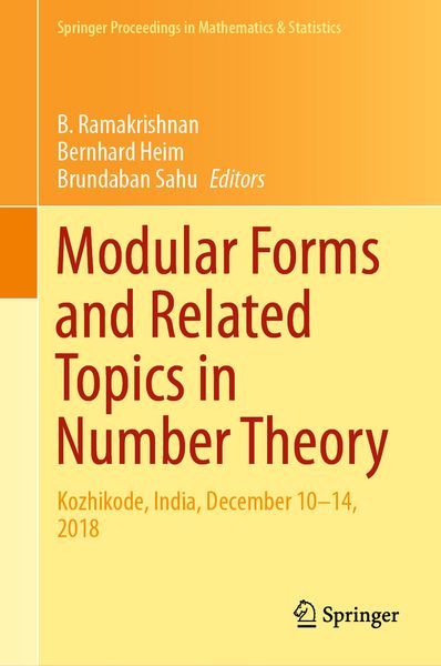 Produktbild: Modular Forms and Related Topics in Number Theory