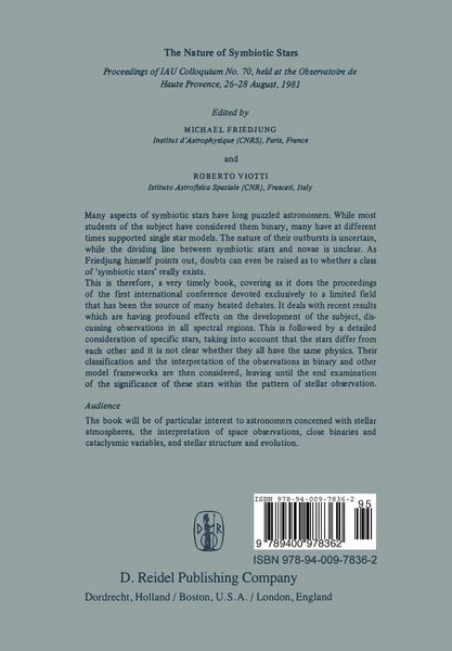 Produktbild: The Nature of Symbiotic Stars