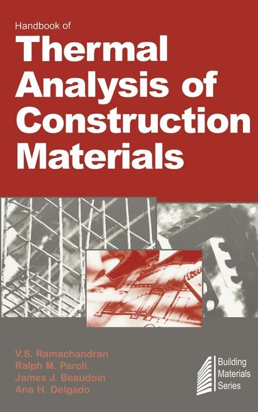 Produktbild: Handbook of Thermal Analysis of Construction Materials
