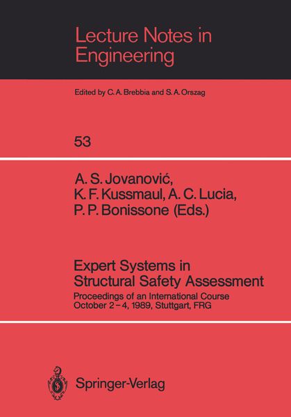 Produktbild: Expert Systems in Structural Safety Assessment