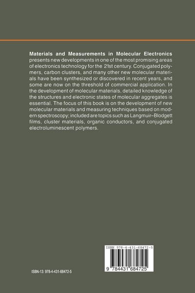Produktbild: Materials and Measurements in Molecular Electronics