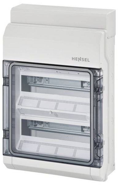 Produktbild: Hensel 61001143 KV 9224 NT Kleinverteiler Aufputz Anzahl Teilungen = 24 Anzahl Reihen = 2 Inhalt 1 St.