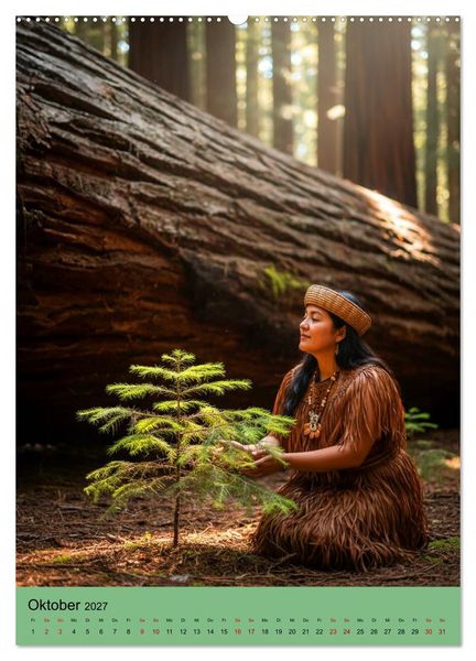 Produktbild: Sequoia Giganten (Wandkalender 2027 DIN A2 hoch), CALVENDO Monatskalender