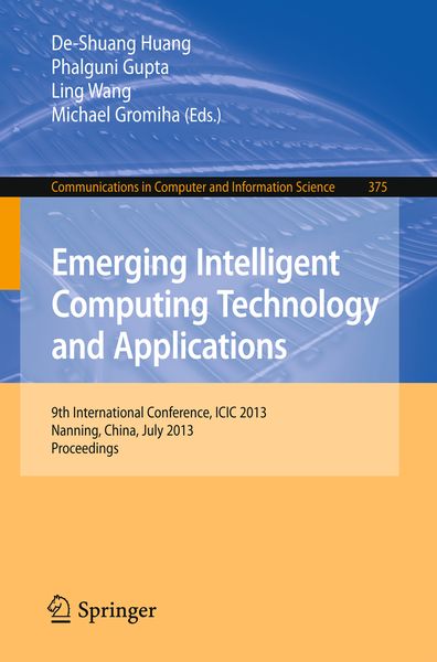 Produktbild: Emerging Intelligent Computing Technology and Applications