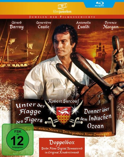 Produktbild: Unter der Flagge des Tigers / Donner &uuml;ber dem Indischen Ozean (Filmjuwelen) [BD]