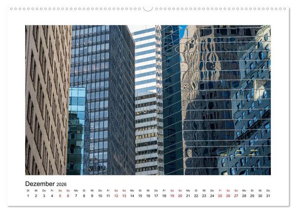Produktbild: Fassadenpoesie &ndash; Muster & Strukturen aus New York (hochwertiger Premium Wandkalender 2026 DIN A2 quer), Kunstdruck in Hochglanz