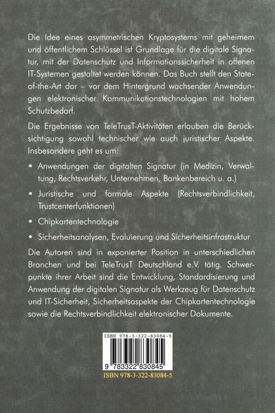 Produktbild: Digitale Signatur & Sicherheitssensitive Anwendungen
