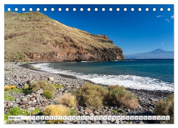 Produktbild: Kanarische Inseln: La Gomera (Tischkalender 2026 DIN A5 quer), CALVENDO Monatskalender