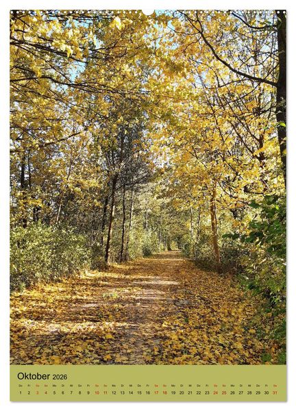 Produktbild: Momente des Herbstes (hochwertiger Premium Wandkalender 2026 DIN A2 hoch), Kunstdruck in Hochglanz