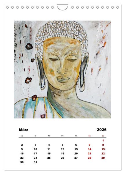 Produktbild: Buddha Relax (Wandkalender 2026 DIN A4 hoch), CALVENDO Monatskalender