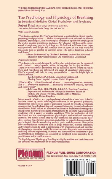Produktbild: The Psychology and Physiology of Breathing
