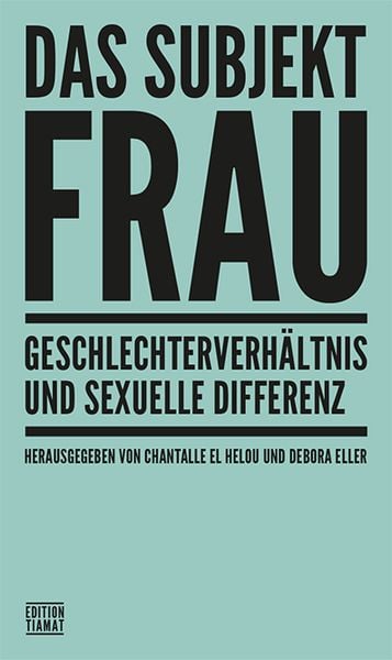 Produktbild: Das Subjekt Frau