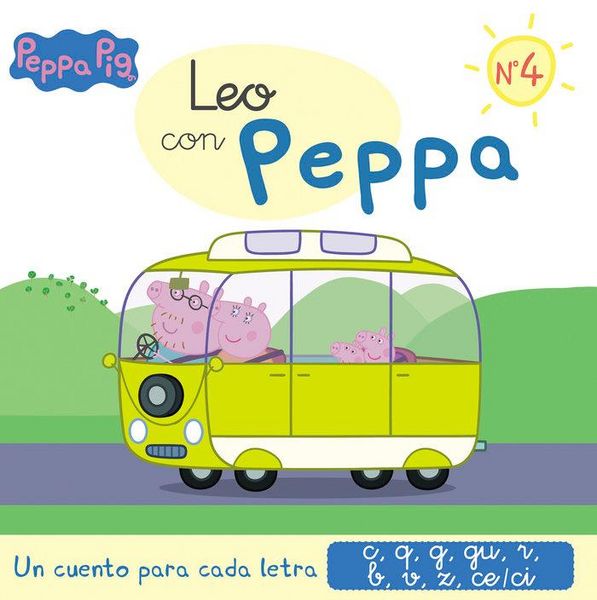 Produktbild: Un cuento para cada letra: c, q, g, gu, r (sonido suave), b, v, z, ce-ci (Leo con Peppa Pig 4)