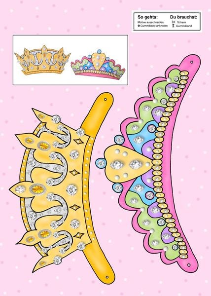 Produktbild: Das Prinzessinnen-Ausschneide-Bastelbuch