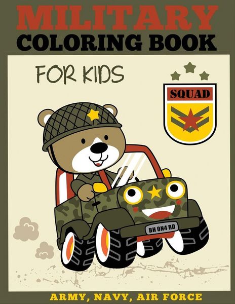 Produktbild: Military Coloring Book for Kids