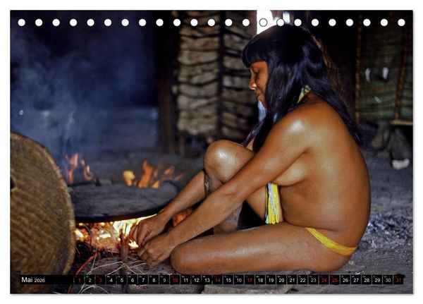Produktbild: XINGU - Fluss der Menschenwesen (Tischkalender 2026 DIN A5 quer), CALVENDO Monatskalender