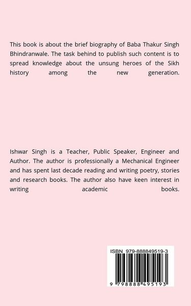 Produktbild: Baba Thakur Singh Bhindranwale