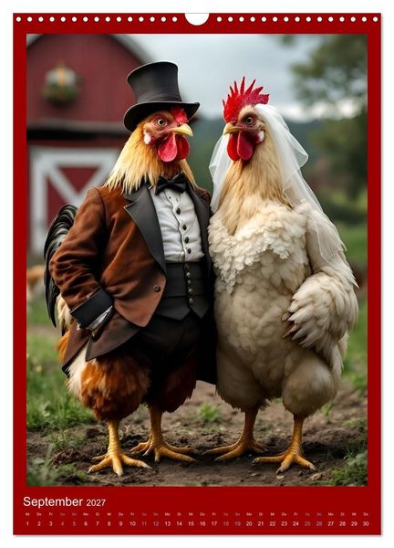 Produktbild: Nicht nur ein Vogel wollte Hochzeit halten (Wandkalender 2027 DIN A3 hoch), CALVENDO Monatskalender