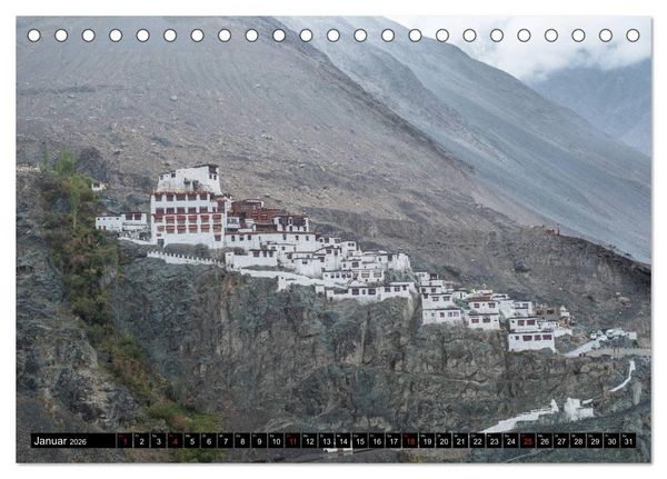 Produktbild: Ladakh - Buddhistische Kl&ouml;ster (Tischkalender 2026 DIN A5 quer), CALVENDO Monatskalender