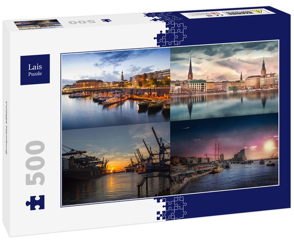 Lais Puzzle Collage Hamburg 500 Teile