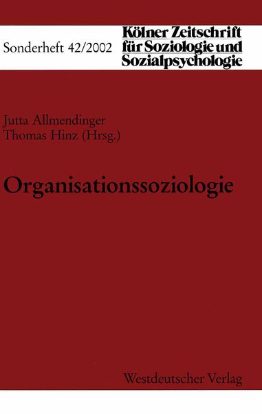 Produktbild: Organisationssoziologie