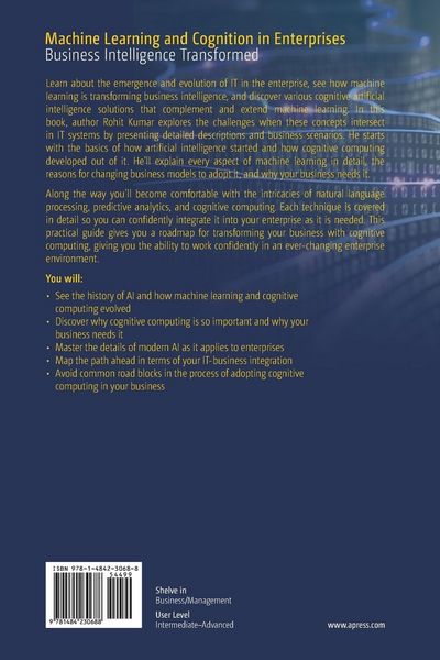 Produktbild: Machine Learning and Cognition in Enterprises
