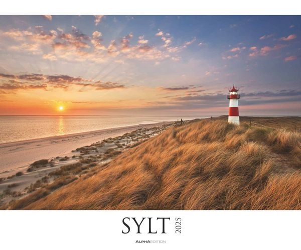 Sylt 2025 - Bildkalender XXL 60x50 cm - hochwertiger Wandkalender im Querformat - Landschaftskalender - Wandplaner - Deu