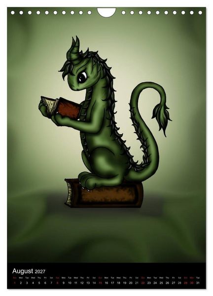 Produktbild: Dragons (Wall Calendar 2027 DIN A4 portrait), CALVENDO 12 Month Wall Calendar