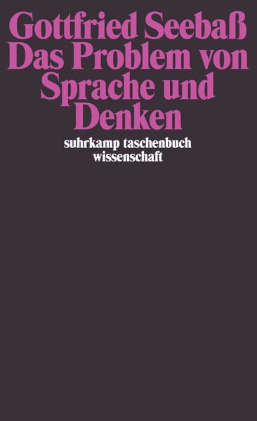 Produktbild: Das Problem von Sprache und Denken