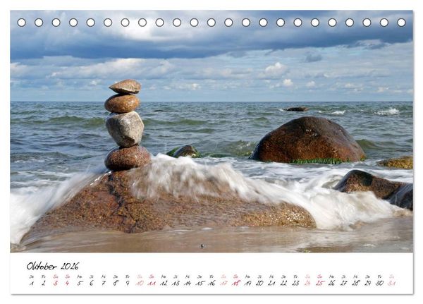 Produktbild: Ostsee-Strand (Tischkalender 2026 DIN A5 quer), CALVENDO Monatskalender