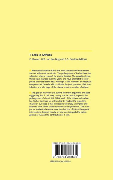 Produktbild: T Cells in Arthritis