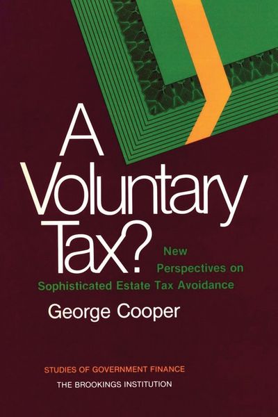 Produktbild: A Voluntary Tax?