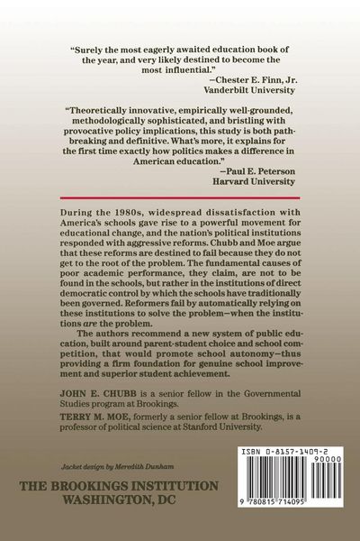 Produktbild: Politics, Markets, and America's Schools